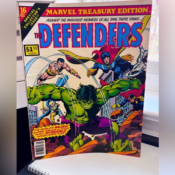 💥📚Rare Vintage 1970’s Collection Edition Marvel’s The Defenders Comic Novel📚 - Picture 1 of 16